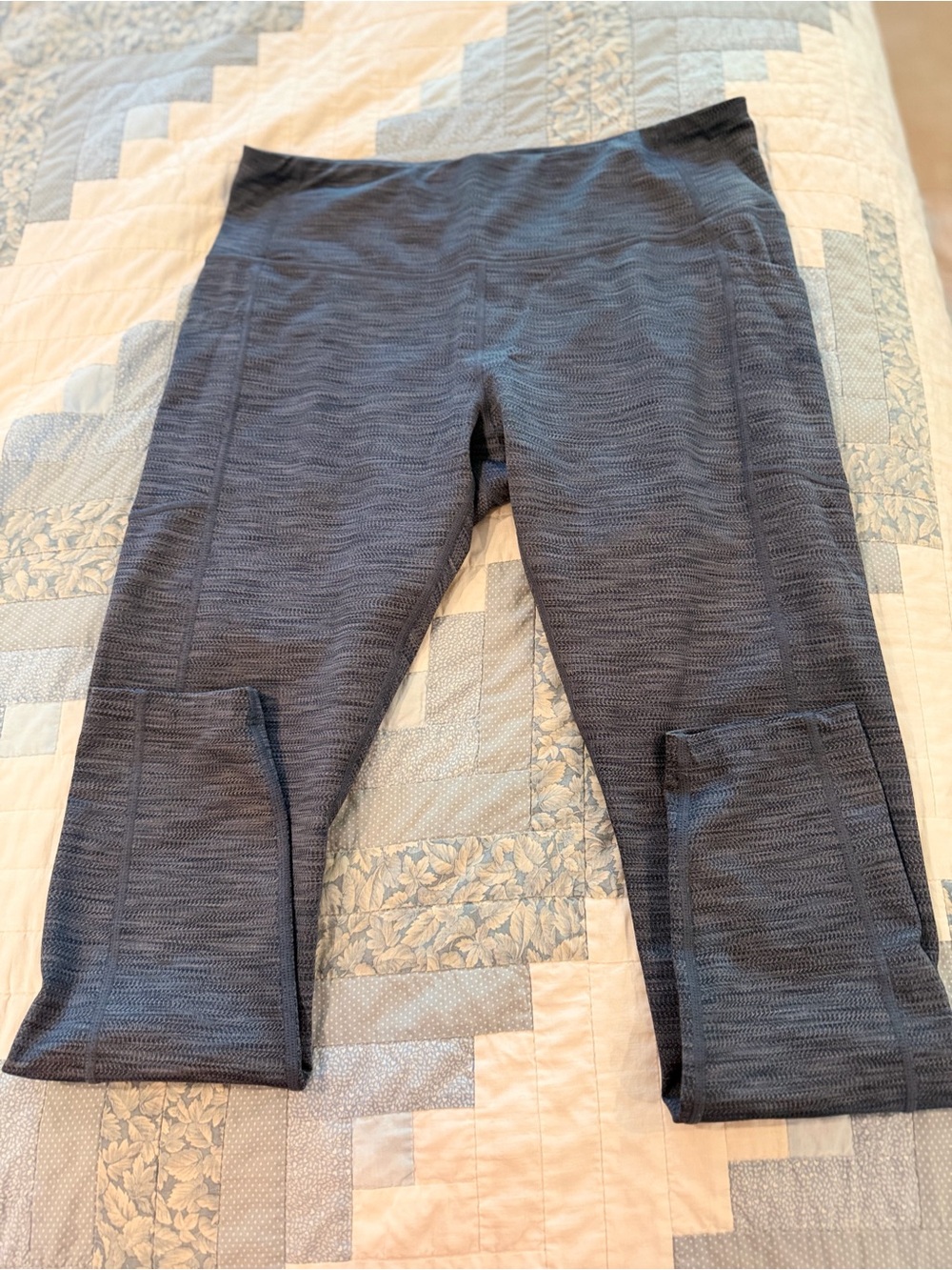 Mondetta Heathered Navy Leggings